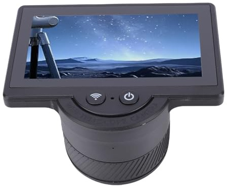 YUEHISY WiFi-Kamera mit Elektronischem Okular, Elektronisches 4,3-Zoll-Okular für 26-mm- Bis 47-mm-Teleskope, Aufzeichnung per App, für die Astronomische Vogelbeobachtung