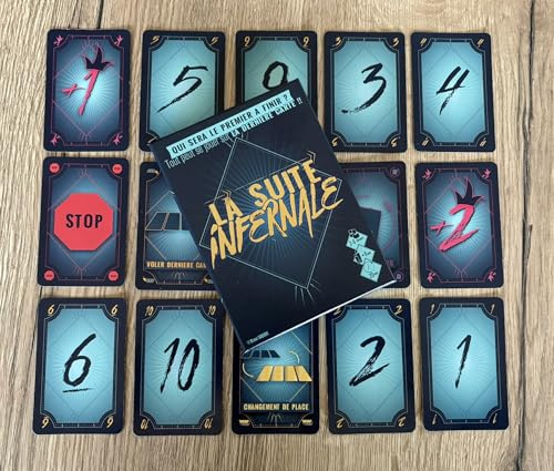 LA SUITE INFERNALE – Jeu de Cartes d’Ambiance Ultra Addictif | Jeu Apéro & Famille | 2 à 6 Joueurs | Parties Rapides | Idée Cadeau Originale