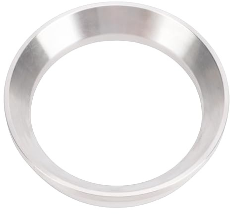 Bonbela Embudo Dosificador de Acero Inoxidable, Anillo de café Portafiltro de Metal 304 de Alta Resistencia con Diseño Apto para Lavavajillas para, Máquina de café Expreso (54 mm/2,12 pulgadas)