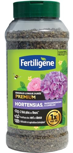 Fertiligène Engrais Longue durée Premium hortensias, rhododendrons et camélias 600 G