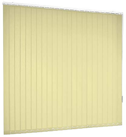 Lamellenvorhang Vertikaljalousie Beige Lamellen Fenster Rollo Breite 100 bis 250 cm Höhe 150 bis 250 cm Vorhang Flächenvorhang Schiebevorhang Streifenvorhang blickdicht halbtransparent (160 x 150 cm)