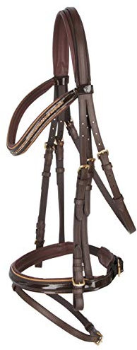 Covalliero Trensenzaum Kingston, braun Cob, englisch Komb. Modell