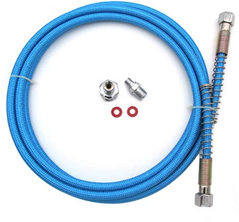 CKPSMS Marca -1 JUEGO DE MANGUERA DE VAPOR FLEXIBLE Compatible con TODAS LAS PLANCHAS DE VAPOR DE 12 PIES (3 METROS)