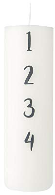 IB Laursen - Adventskerze 1-4 - Paraffin - Ø 6 cm - Höhe 20 cm