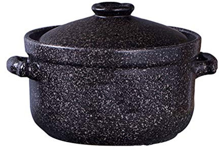 LTLWSH Faitout avec Revêtement Effet Pierre Spodumène & Céramique pour Une Cuisson Saine & sans Matière Grasse Qualité 3L/4L,4L