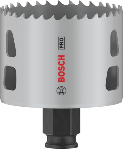 Bosch 1x PRO Multi Material Power Change Plus Hole Saw | for Softwood, Drywall, Ø 64 mm, Professional Accessory Drill Driver