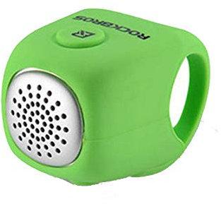 HugeAuto Bike Bicicletta Ciclismo Campanello da manubrio, Campanello elettrico per bici da strada, Mountain bike, Bici da città, Bici sportiva, Bici per bambini, Suono forte e nitido, Verde