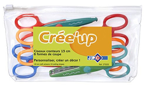 WONDAY POCHETTE 6 CISEAUX CRANTEURS 13 cm