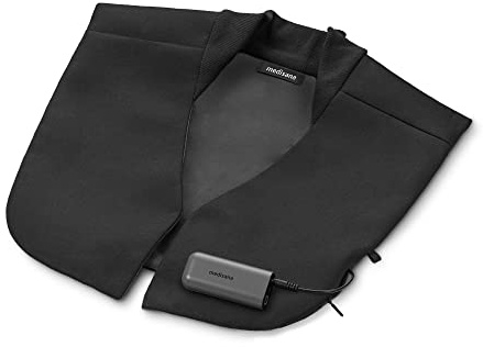 medisana OL 100 Wärmecape kabellos mit Powerbank | Business-Look für das Büro, 3 Temperaturstufen, Überhitzungsschutz, Abschaltautomatik