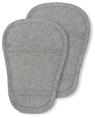SeedFuture Cochecito Cobertura de la Entrepierna del Asiento del Coche 2 Piezas de Gris, Universal Suave cojín del cinturón de Seguridad para los recién Nacidos bebés niños niño