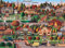 Buffalo Games - Silver Select – Charles Wysocki – Tag der Arbeit in Bungalowville – 1000 Teile Puzzle