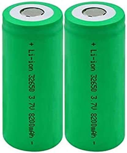 Batterie Au Lithium 3.7v 8200mah 32650, Batterie Rechargeable À Haute Intensité pour L'alimentation De Secours De La Lampe De Poche 1PCS,2PCS