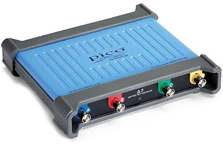 Pico Technology PicoScope 4 Kanal Digitales Oszilloskop 4424A 20 MHz Oszilloskop-Kit 4 Kanäle, inkl. PS7 Software für Windows, Mac, Linux