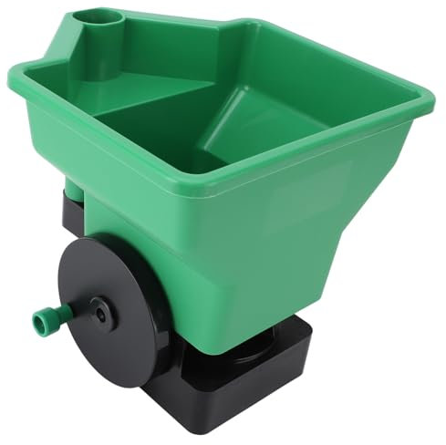 OPPWONG Samenstreuer, 3 L, Handstreuer, Pflanzwerkzeug, Düngerstreuer, Handstreuer für Rasen, Manueller Düngerstreuer, Gartenbedarf für Saatgut, Dünger, Salz, 9,4 X 9,1 X 8,3 Zoll