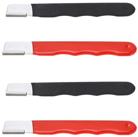 Lot de 2 Affûteurs de Lames pour Outils de Jardin, Préhension Confortable, Mini Pierres à Aiguiser Multifonctions, Poche pour Tondeuse à Gazon, Cisailles à Haies, Sécateurs,