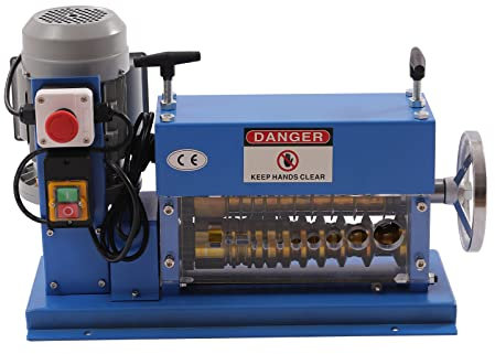 Electric Wire Stripping Machine, Automatic Cable Stripper with 11 Channels, Portable Powered Cable Stripper Copper Recycl, for DIY Cable Copper Wire Stripping, 1.5mm ~ 38mm
