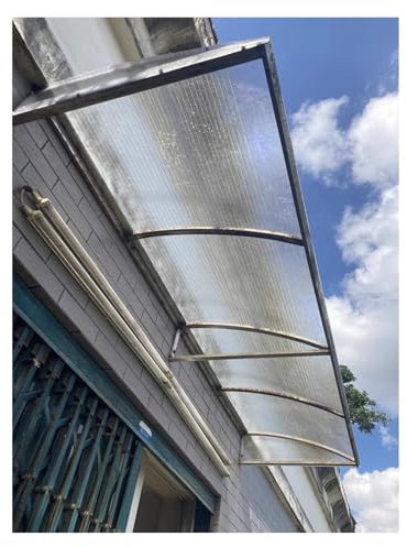 Durable 1mm Klar Polycarbonat Gewächshaus Dachplatten für den Außenbereich Isoliert Leicht zu schneiden Transparent Regendicht 1x5m