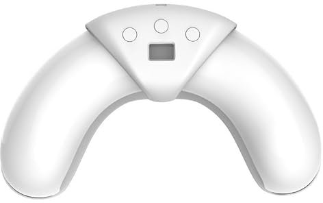 Appareil de traitement laser contre les champignons des ongles - 22 LED - Rechargeable - 470 nm - 910 nm - Haute efficacité - Pour ongles des doigts et des pieds (Gris et blanc)