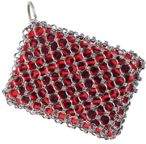 Limpiador de cadena para ollas - Limpiador de sartén de acero inoxidable, red multiusos como sartén de hierro fundido | Herramienta de limpieza de metales para garantizar una experiencia de limpieza
