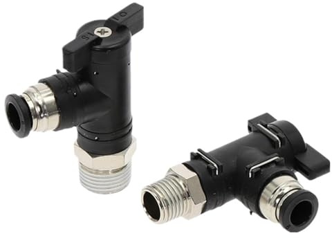 1 Pièce Raccord Pneumatique Rapide BL, Vanne Manuelle À Bille Pour Régulation De Débit – Raccord Pour Tuyau PU 4mm 6mm 8mm(Bl 10mm,1/4)