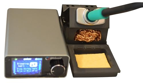 GEEBOON TC22 220W Soldering Station for 115/210/245/T12 Tip, 2 Soldering Tips (T210, SSD01)