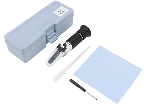 Frostschutzmittel-Refraktometer mit ATC-Funktion, Propylenglykol, Ethylenglykol, Scheibenwaschflüssigkeit, Gefrierpunktdetektor für Autos