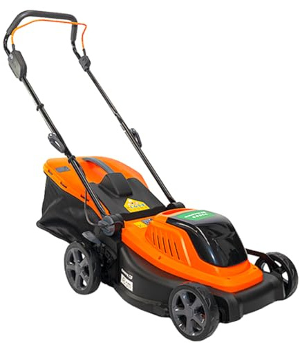 ANOVA - Cortacésped Batería E+ 20V | Ancho Corte 43 cm | Recogedor 40 L | Alturas 25-80 mm (5 Posiciones) | Autonomía 60 min | para Mantenimiento de Césped en Jardines y Zonas Verdes | Diseño Robusto