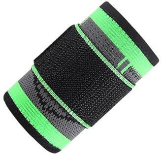 DSFIHJO Handledsbandage ett handledsskydd, sport handledsskydd, armband, badminton, basket, lindning, under trycksatta fitnessskydd (grön, M)