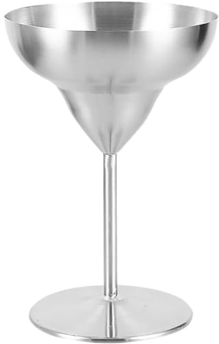 VICASKY Copa de vino tinto de acero inoxidable en forma de cáliz, capacidad 330 ml, ideal para reuniones en bar y uso en hogar