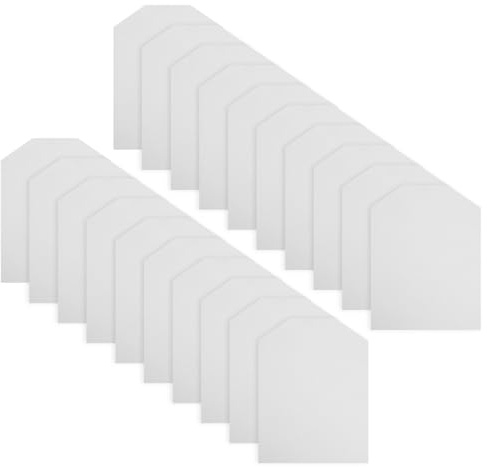 FENICAL 100 Pièces Planche de Pliage en Papier Blanc pour Vêtements et T-shirts Protection Anti-rides, Stabilité des Cols et Épaules, pour Rangement et Emballage en Usine