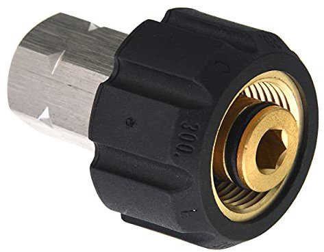 Tool Daily Adaptateur pour Nettoyeur Haute Pression, M22 Femelle vers Filetage Femelle 3/8'' NPT, 4500 PSI (310 Bar)