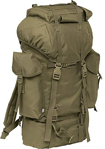 BWuM BUNDESWEHR KAMPFRUCKSACK 65L BW RUCKSACK ARMY ARMEE OUTDOOR TREKKING TASCHE, Farbe:Oliv