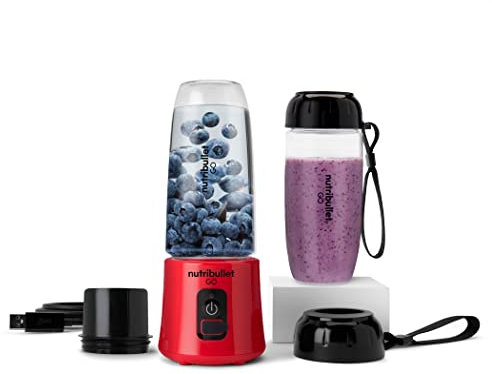 nutribullet GO Cordless Blender with Extra Cup/Lid - Red
