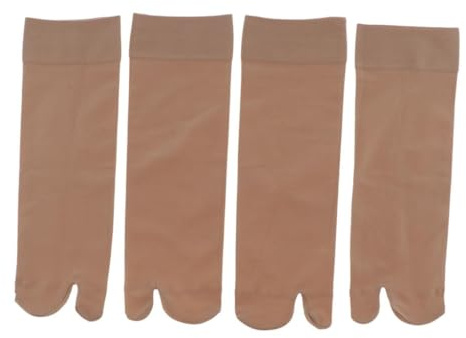 Sharplace 2 Paar Kurzsocken, Kurze Zwei-Zehen-Socken aus Baumwolle, Zwei zehensocke für Flip Flops