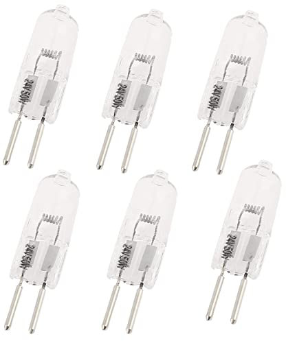 oniroview Lampadina Alogena 24V 50W Bispina GY6.35 Vetro Rinforzato per Usi Intensivi e Industriali (6)