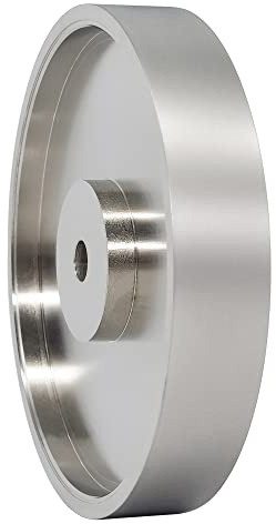 AHRYLXY 6 Zoll CBN Schleifscheibe, 1 Zoll breit x 1/2 Zoll Dorn, Körnung 1000, zum Schärfen von Hochgeschwindigkeitsstahlwerkzeugen, Diamantschleifscheibe