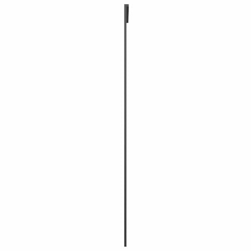 Homgoday Sliding Door Kit, Frosted ESG Glass and Aluminium Frame, 76x205 cm Black, Space Saving Barn Door Track Hardware for Home Interior Rooms