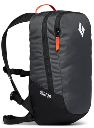 Black Diamond Mochila Bullet 16 para escalada en roca y senderismo, Carbon, Talla única