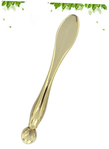 Gatuida Kosmetikspatel für Creme und Massagestab Augenmassagegerät mit Löffel und Stäbchendesign zur Linderung von Augenmüdigkeit und Hautcremeportionierung