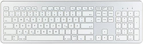 GeneralKeys Tastatur für Mac: Tastatur kompatibel vielen Smartphones mit Bluetooth (Versandrückläufer) (Slim, für Laptop, Smartphone)