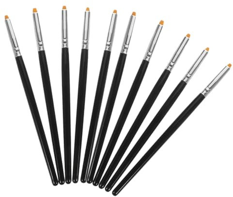 Ipetboom 10 Stück Wimpernlifting Bürsten Mikrobürsten Wimpernbürste Make up Werkzeug Stabiler Griff Leicht Tragbar Für Reisen Und Zuhause