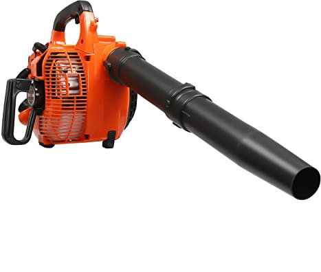 Benzin Laubbläser, 2 Takt Motor 750W Laubsauger Benzin Tankinhalt 1.2L, Zündkerze Zündung-mit Blas und Saugfunktion, Wärmesenke Swept Volume25.4CC, 7000 Drehzahl