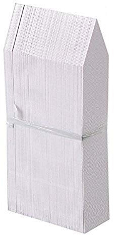 Miya Lot de 300 étiquettes pour plantes en plastique blanc - Étiquettes pour plantes - Résistantes aux intempéries - Étiquettes pour plantes (XL 2,5 cm x 15 cm)