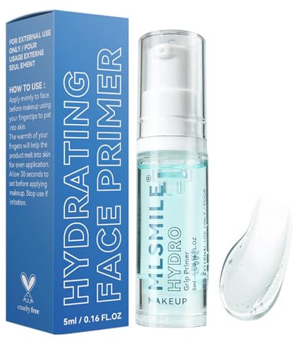 Face Primer Makeup, Hydrating Pore Minimizer Makeup Primer Under Foundation, Deeply Moisturizing Smoothing Clear Matte Primer for Dry Skin