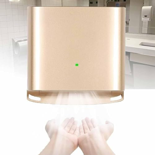 Asciugamani elettrico per servizi igienici Asciugamani elettrico automatico a induzione commerciale, macchina per asciugatura ad aria calda montata a parete 1250W Asciugamani elettrico ad alta veloc