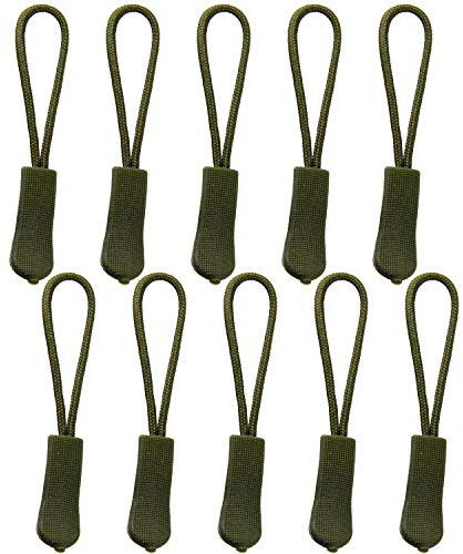 LHZHLE Reißverschluss-Ersatz für Koffer: 10 Stück Reißverschlusszüge für Taschen Jacken Gepäck (13 Armee Grün)