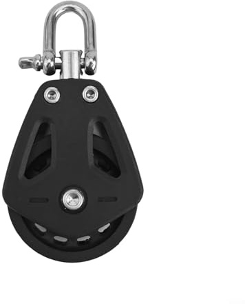 Poulie rotative simple et robuste pour accessoires de voilier avec une limite de poids de 460 kg