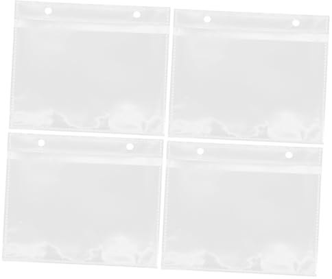 AUTSUPPL 20pcs Clear Photo Sleeve Inserts Refillable Photo Album Pages for Ring Binder Scrapbook Organizer Replacement Pockets Postcards Autographs Recipe and Flash Cards