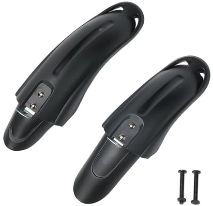 PSNKLMM Fahrrad-Schutzblech aus PVC-Kunststoff, hochtemperaturbeständig, drehbar, biegbar, for 12-24 Zoll Fahrräder, vorne/hinten