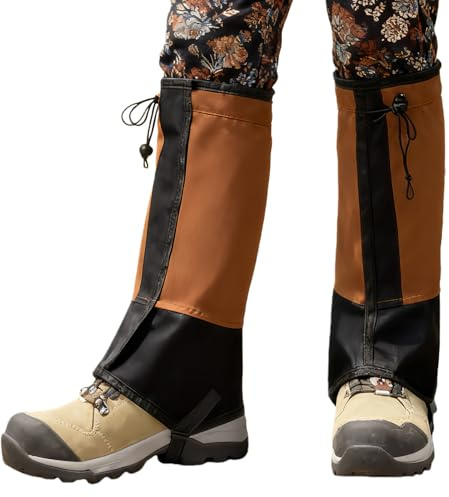 Polainas para Senderismo - Equipo Impermeable Ajustable y Protegido de - Polainas al Aire | para Hombres y Mujeres Botas de Senderismo Nieve Zapatos de Invierno Trail Césped Escalada